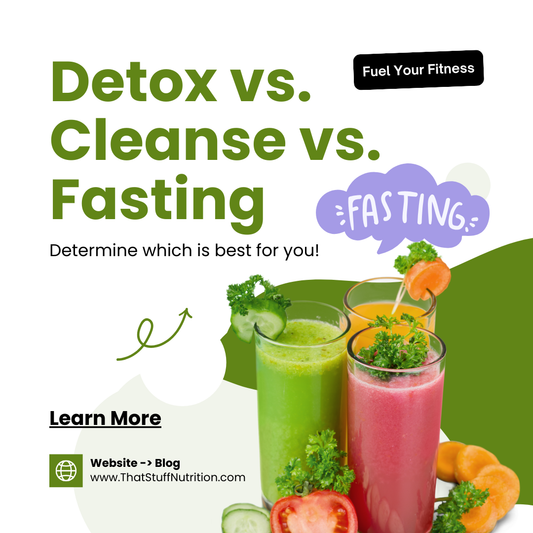 Detox vs. Cleanse vs. Fast: