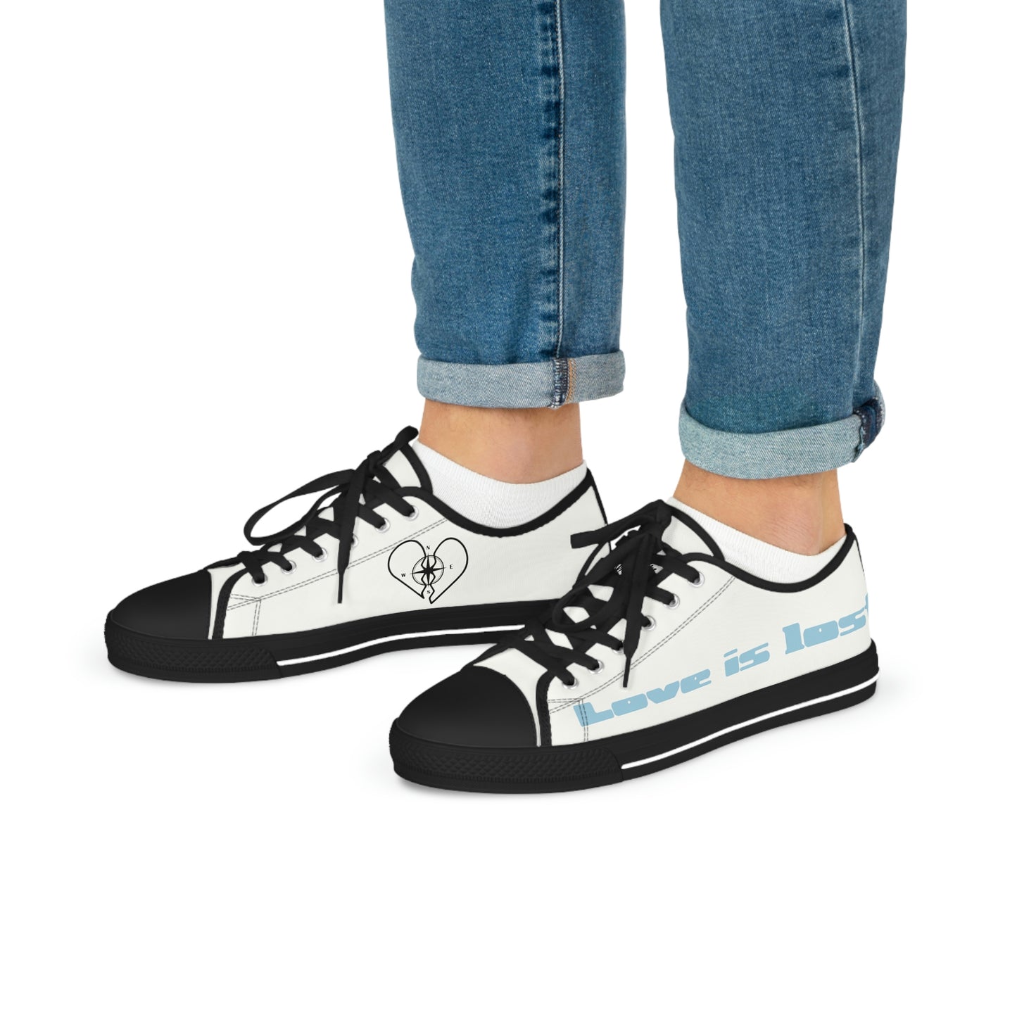 Men's Low Top Love is Lost Sneakers