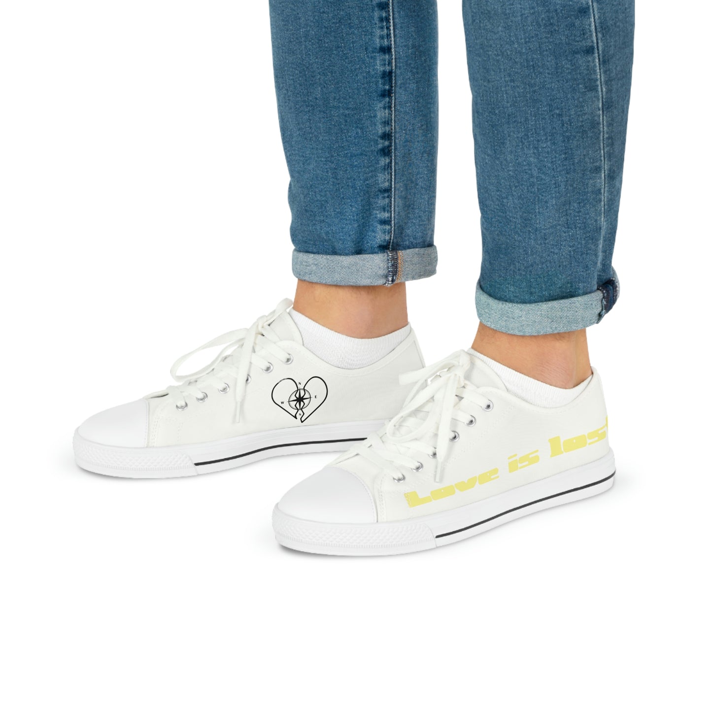 Men's Low Top Love is Lost Sneakers