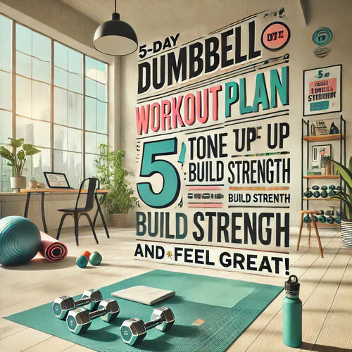 5-Day At-Home Dumbbell Total Body Workout Plan