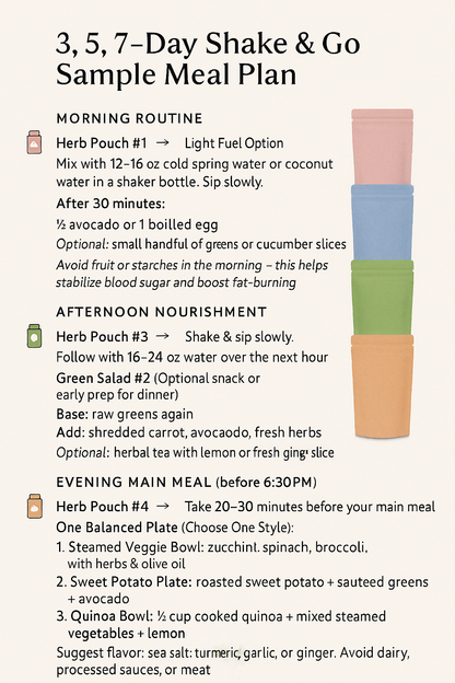 Shake and Go Botanical Pouch