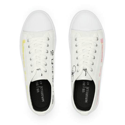 Men's Low Top Love is Lost Sneakers